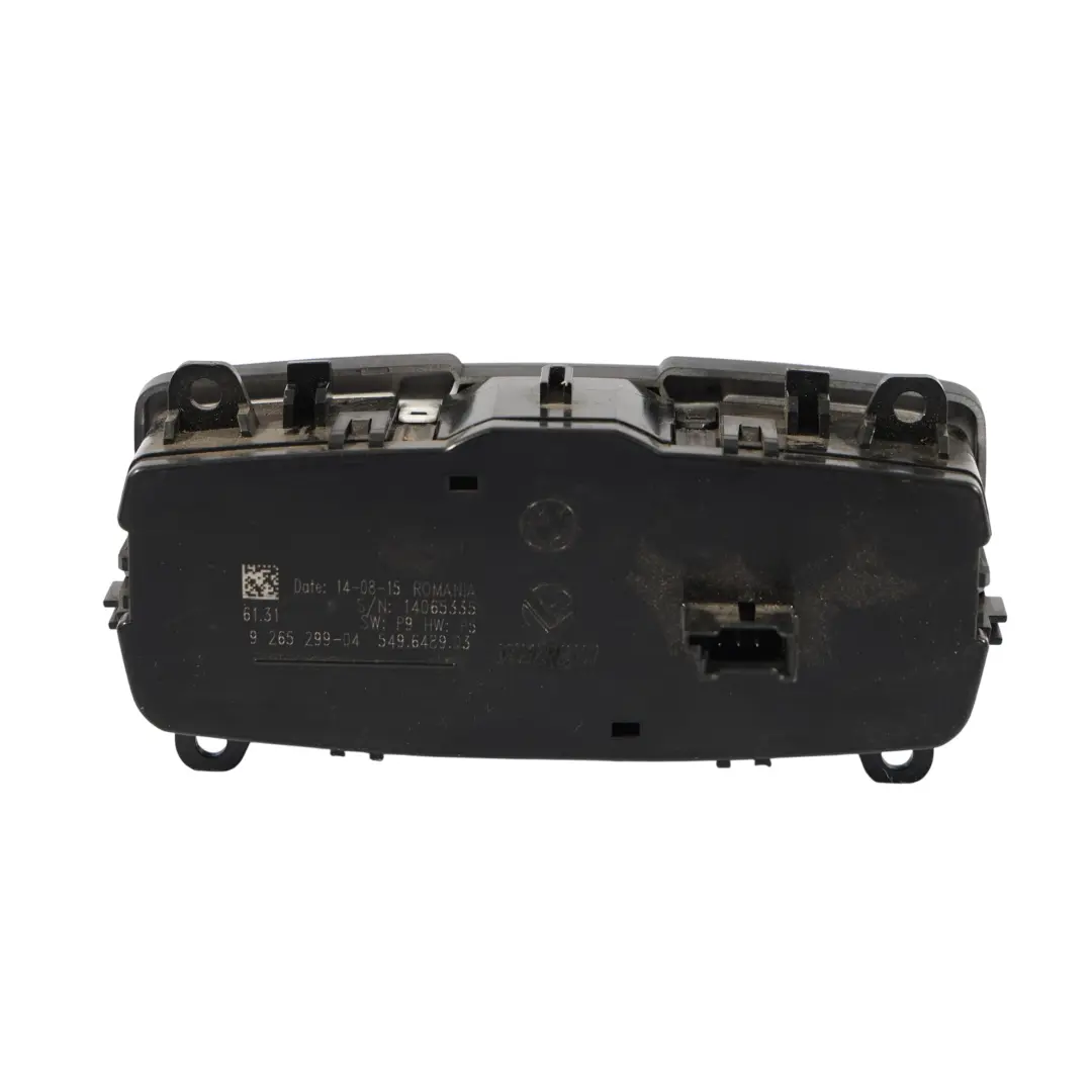 Headlight Fog Light Control Switch to BMW F20 F22 F30 F80 with Part number 9265299 BMW F20 F22 F30 F80 Headlight Fog Light Control Switch - SKU 9265299 - Part number 9265299