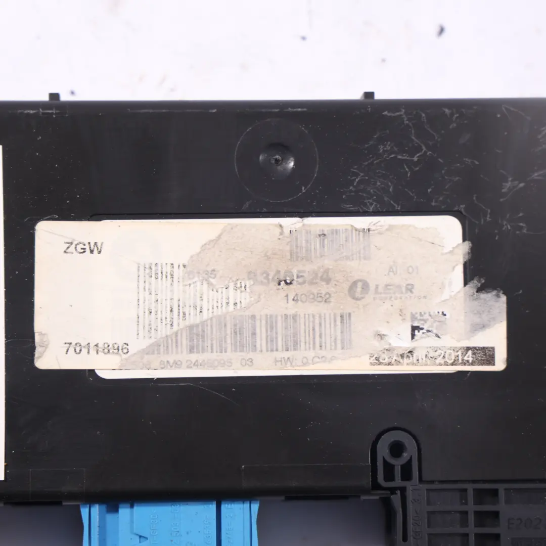 Moduł Sterownik Gateway Lear ZGW-02 4SK do BMW X3 F25 X4 F26 o numerze 9340524 BMW X3 F25 X4 F26 Moduł Sterownik Gateway Lear ZGW-02 4SK - SKU 9340524 - Numer Części 9340524