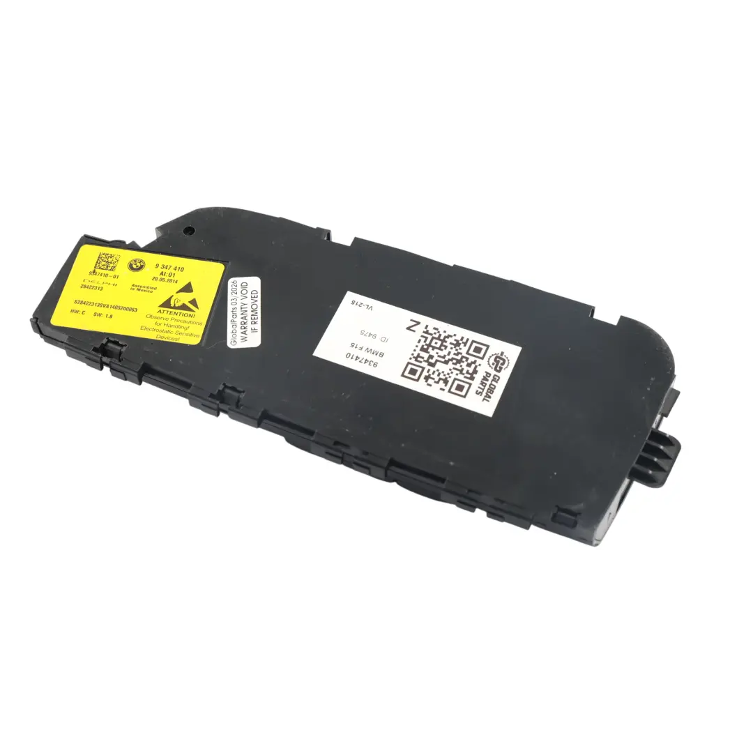 BMW X5 F15 Interruttore Controllo Regolazione Memoria Sedile Nero Destro - SKU 9347410 - Numero di parte 9347410