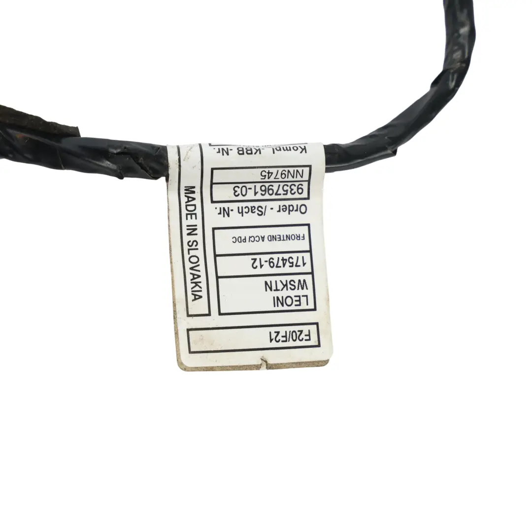 BMW F20 F21 LCI Cablaggio Sensori PDC Paraurti Anteriore 9357959 - SKU 9357961 - Numero di parte 9357961