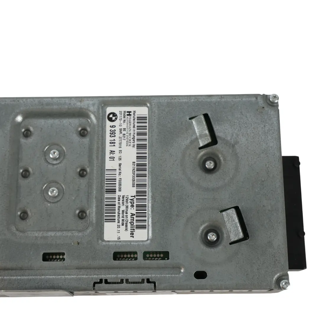 BMW F10 F11 F06 F01 F12 Harman Kardon Amplifier Hi Fi Amp - SKU 9393181 - Part number 9393181