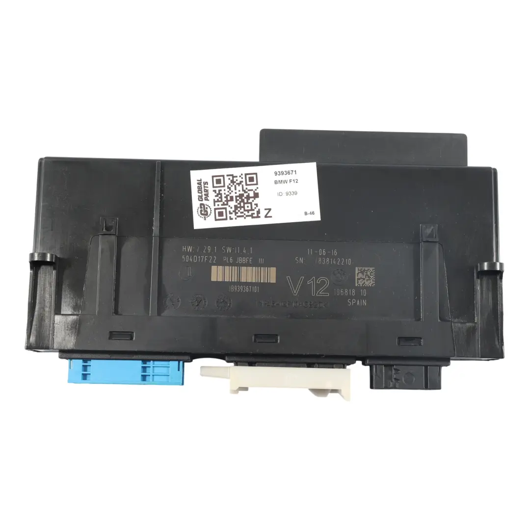BMW F12 LCI Moduł Sterownik Junction Box V12 - SKU 9393671 - Numer Części 9393671