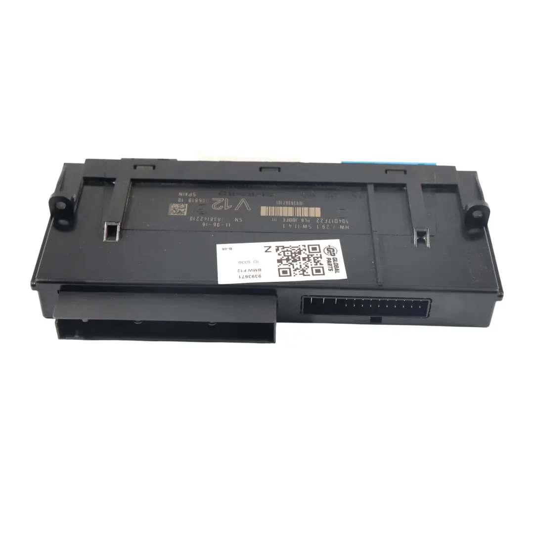 Modulo Scatola Giunzione Unità Controllo V12 per BMW F12 LCI con numero di parte 9393671 BMW F12 LCI Modulo Scatola Giunzione Unità Controllo V12 - SKU 9393671 - Numero di parte 9393671