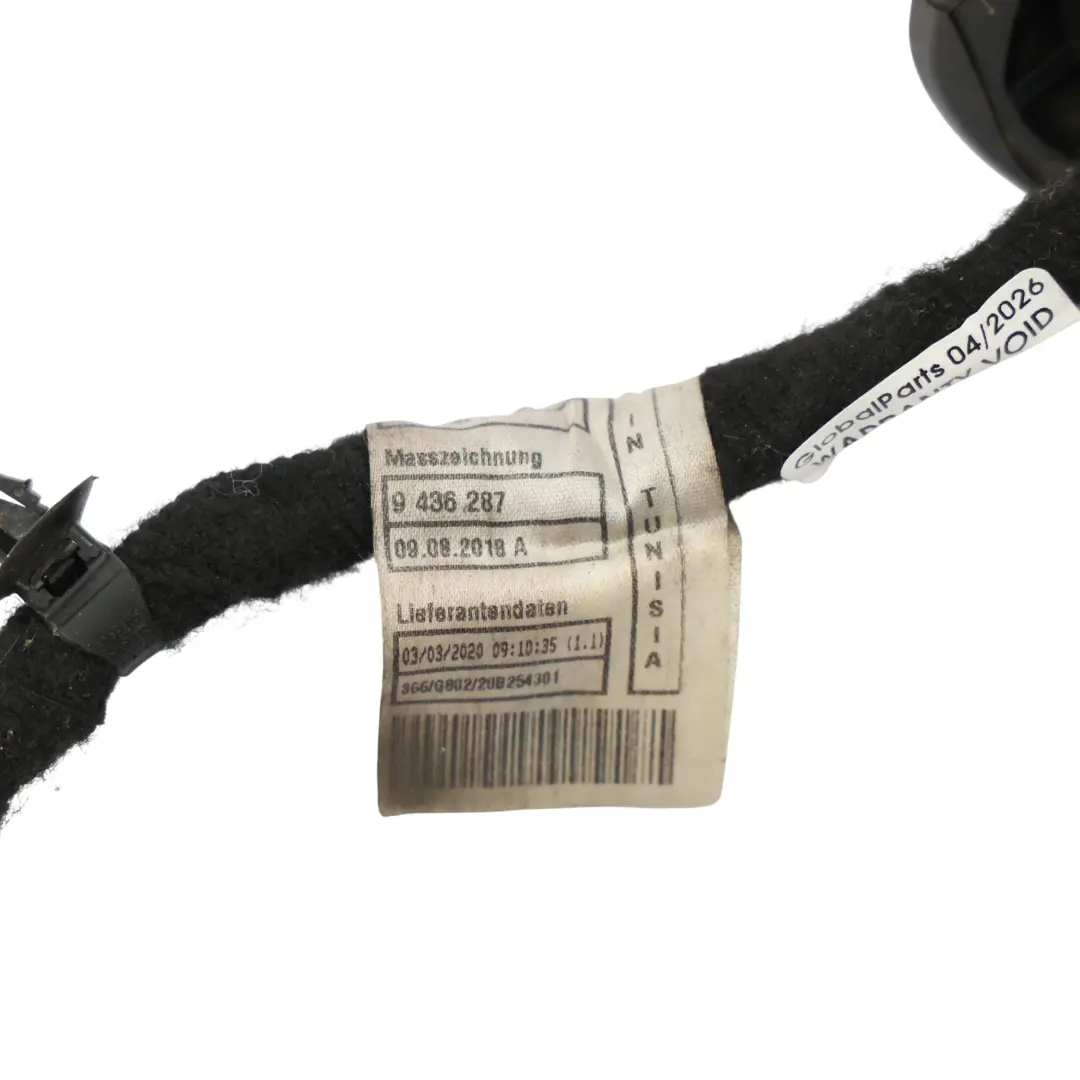 BMW G20 G21 Cableado Puerta Trasera Izquierda 9436287 - SKU 9436288 - Número de pieza 9436288