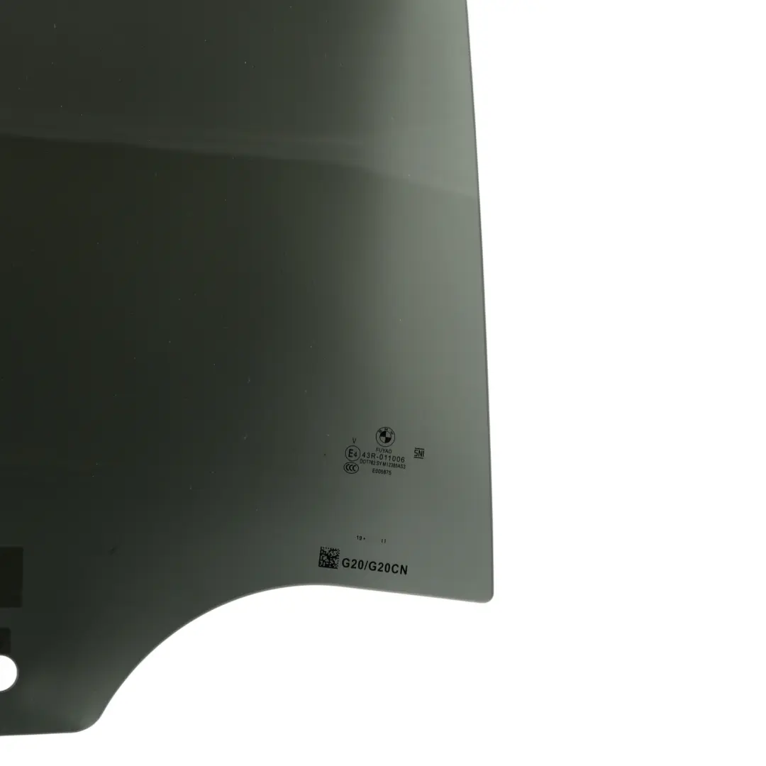 Window Glass Glazing Left N/S Tinted AS3 to BMW G20 Rear with Part number 9449816 BMW G20 Rear Window Glass Glazing Left N/S Tinted AS3 - SKU 9449816 - Part number 9449816