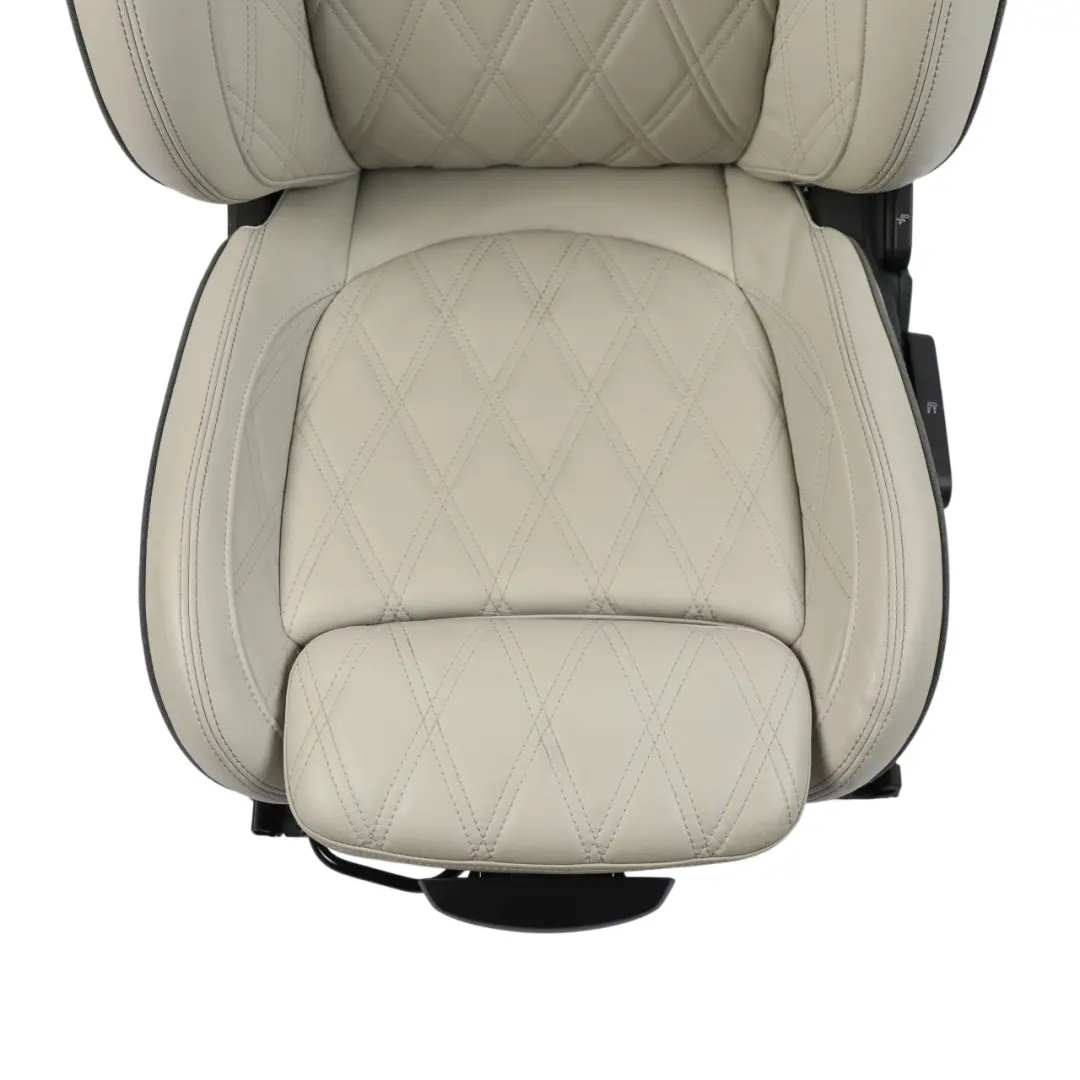 Front Left N/S Heated Leather Chester Grey to Mini Clubman F54 LCI Sport Seat with Part number 9471423 Mini Clubman F54 LCI Sport Seat Front Left N/S Heated Leather Chester Grey - SKU 9471423-1 - Part number 9471423