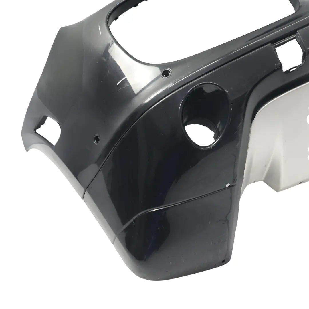 Front Bumper Trim Panel Covering Basalt Black Metallic - C9Z to Porsche Cayenne 9PA with Part number 95550531104 Porsche Cayenne 9PA Front Bumper Trim Panel Covering Basalt Black Metallic - C9Z - SKU 95550531104-BAB - Part number 95550531104