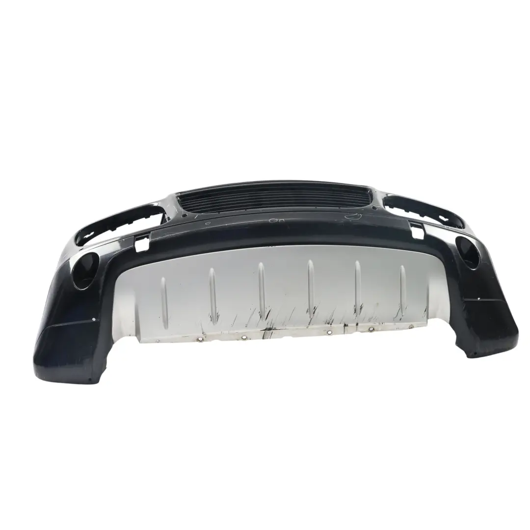 Front Bumper Trim Panel Covering Basalt Black Metallic - C9Z to Porsche Cayenne 9PA with Part number 95550531104 Porsche Cayenne 9PA Front Bumper Trim Panel Covering Basalt Black Metallic - C9Z - SKU 95550531104-BAB - Part number 95550531104