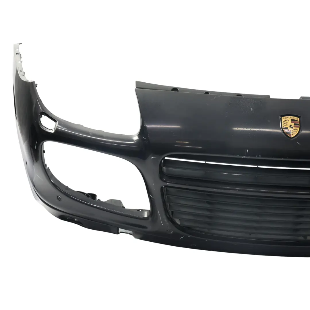 Porsche Cayenne 9PA Zderzak Przedni Przód Czarny Bazaltowy Metaliczny C9Z - SKU 95550531104-BAB - Numer Części 95550531104