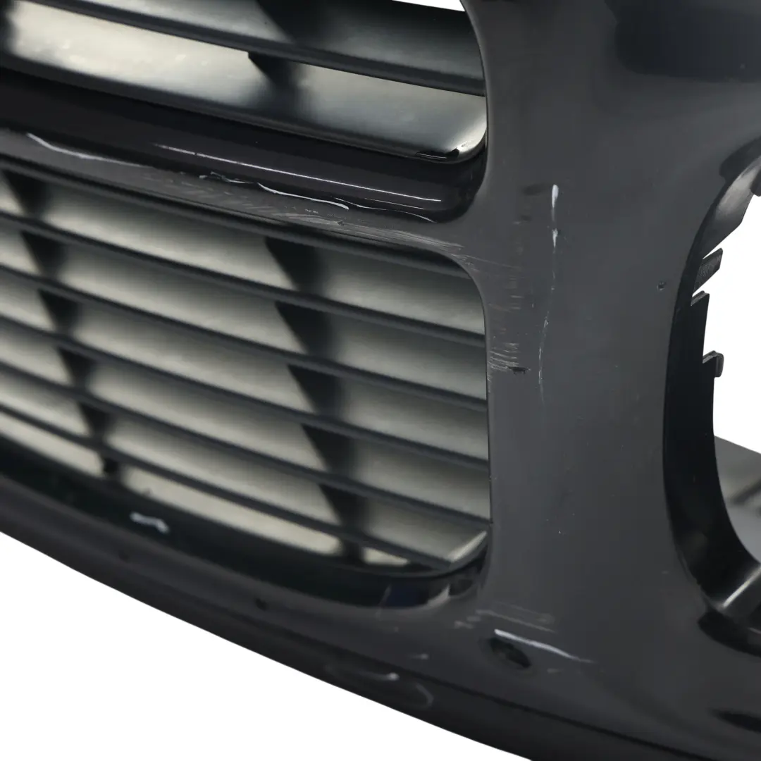 Front Bumper Trim Panel Covering Basalt Black Metallic - C9Z to Porsche Cayenne 9PA with Part number 95550531104 Porsche Cayenne 9PA Front Bumper Trim Panel Covering Basalt Black Metallic - C9Z - SKU 95550531104-BAB - Part number 95550531104