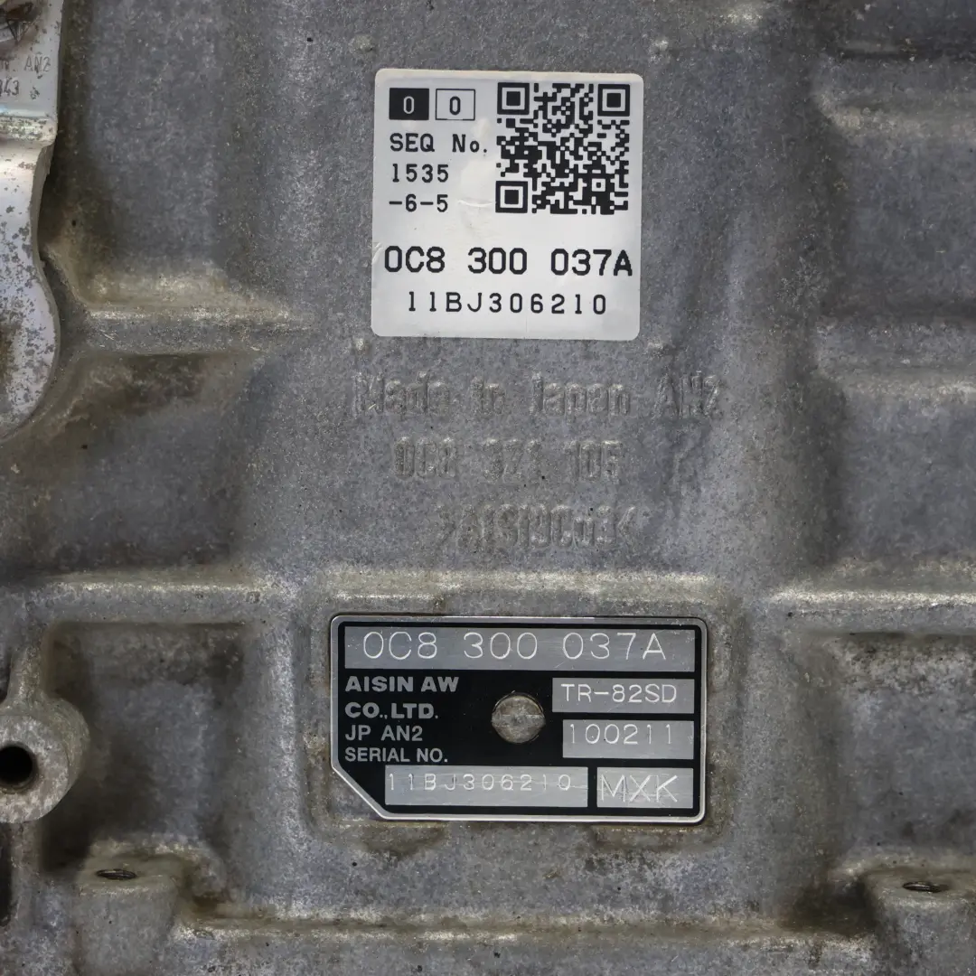 Porsche Cayenne 92A Caja Cambios Automática Tiptronic MXK 0C8300037A - SKU 95830001151 - Número de pieza 95830001151