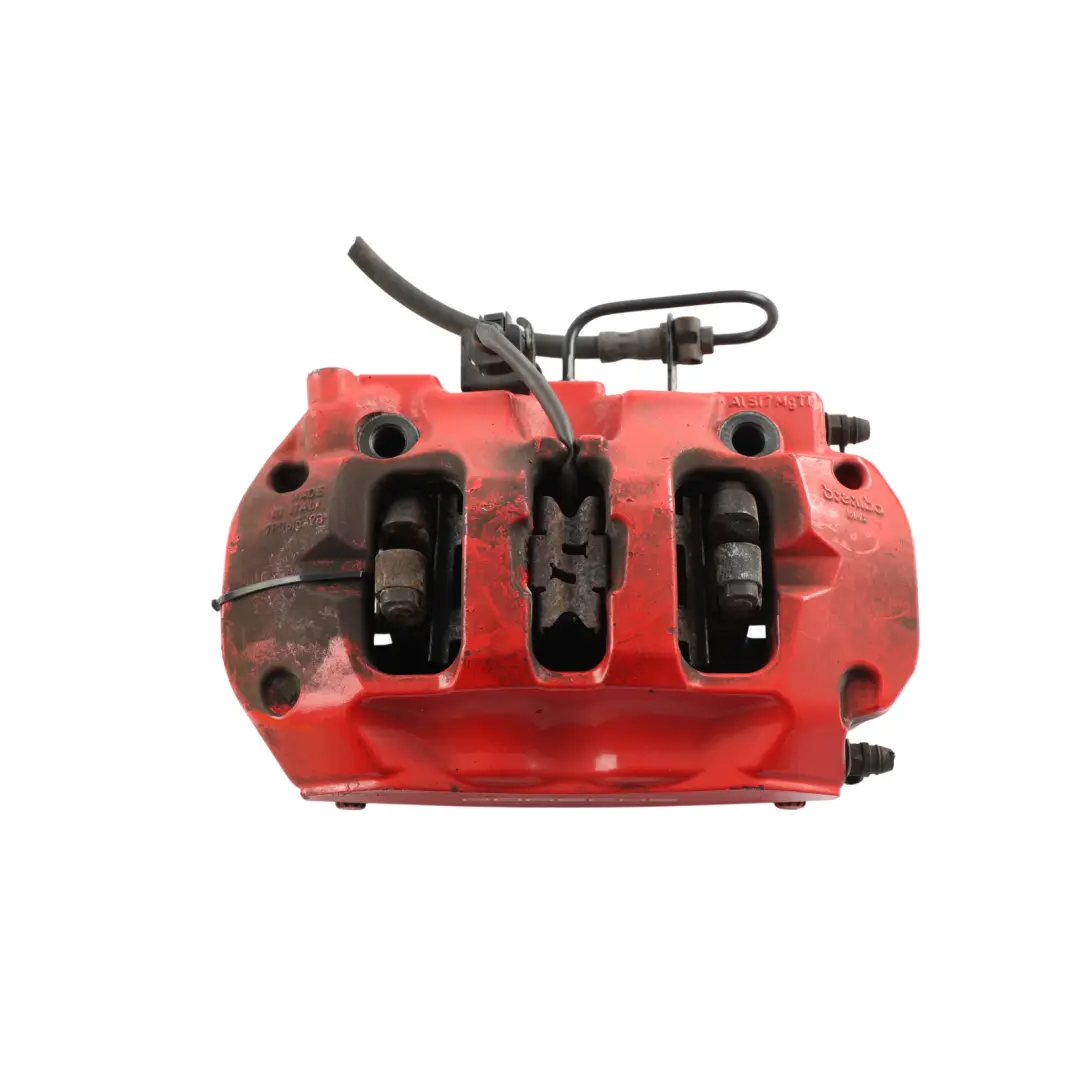 Brake Caliper Housing Left N/S Red 7P0615423 to Porsche Cayenne Turbo 92A Rear with Part number 95835242361 Porsche Cayenne Turbo 92A Rear Brake Caliper Housing Left N/S Red 7P0615423 - SKU 95835242361 - Part number 95835242361