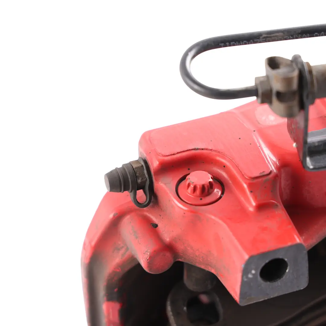 Porsche Cayenne Turbo 92A Rear Brake Caliper Housing Left N/S Red 7P0615423 - SKU 95835242361 - Part number 95835242361
