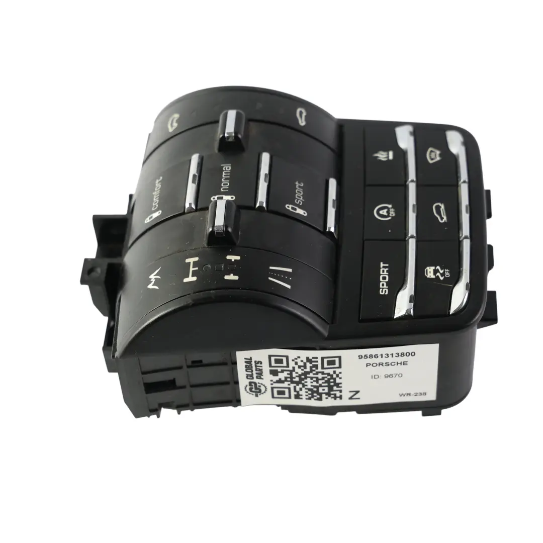 Porsche Cayenne 92A Suspension Switch Centre Console Button Panel 7P5927127CK - SKU 95861313800 - Part number 95861313800