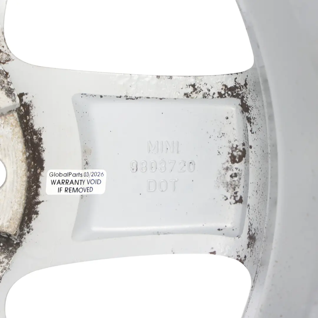 Felga Aluminiowa Srebrna 16" Star Spoke 124 6,5J ET46 do Mini Cooper R60 R61 o numerze 9803720 Mini Cooper R60 R61 Felga Aluminiowa Srebrna 16" Star Spoke 124 6,5J ET46 - SKU 9803720-1 - Numer Części 9803720