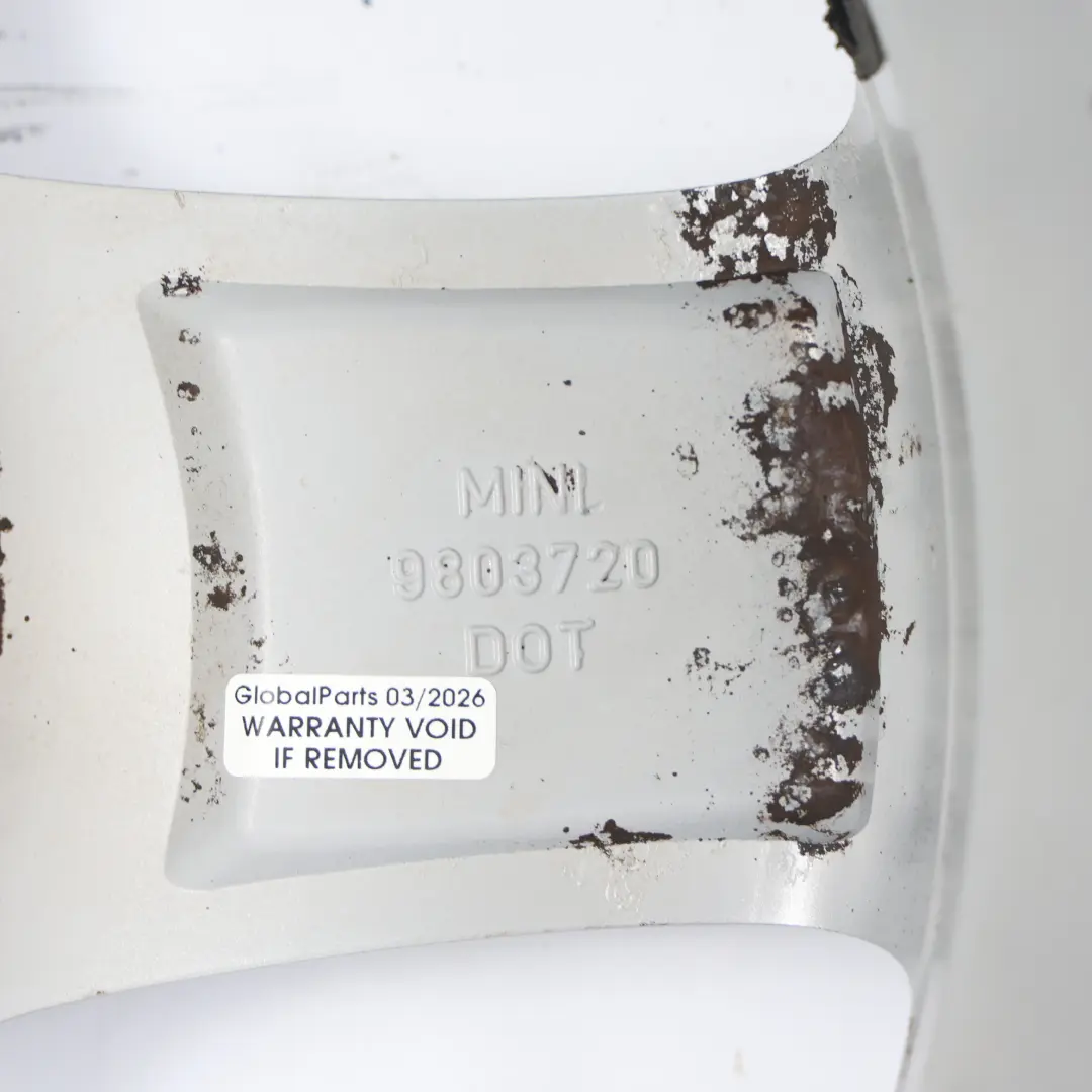Mini Cooper R60 R61 Silberfelge Jantes Alu 16" 6,5J - SKU 9803720-2 - Numéro de pièce 9803720