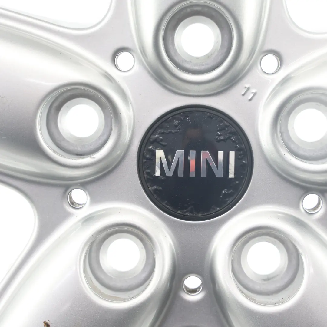 Llanta De aleacion De plata 16" 6,5J 5-Star Single Spoke 124 para Mini Cooper R60 R61 con número de pieza 9803720 Mini Cooper R60 R61 Llanta De aleacion De plata 16" 6,5J 5-Star Single Spoke 124 - SKU 9803720-2 - Número de pieza 9803720