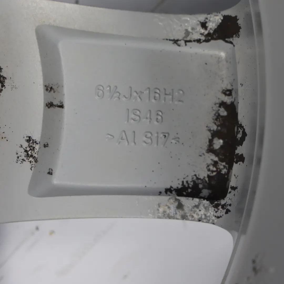 Felge 16" 6,5J Silber 5-Stern Einzel-Speiche 124 für Mini Cooper One R60 R61 mit Teilenummer 9803720 Mini Cooper One R60 R61 Felge 16" 6,5J Silber 5-Stern Einzel-Speiche 124 - SKU 9803720-3 - Teilenummer 9803720