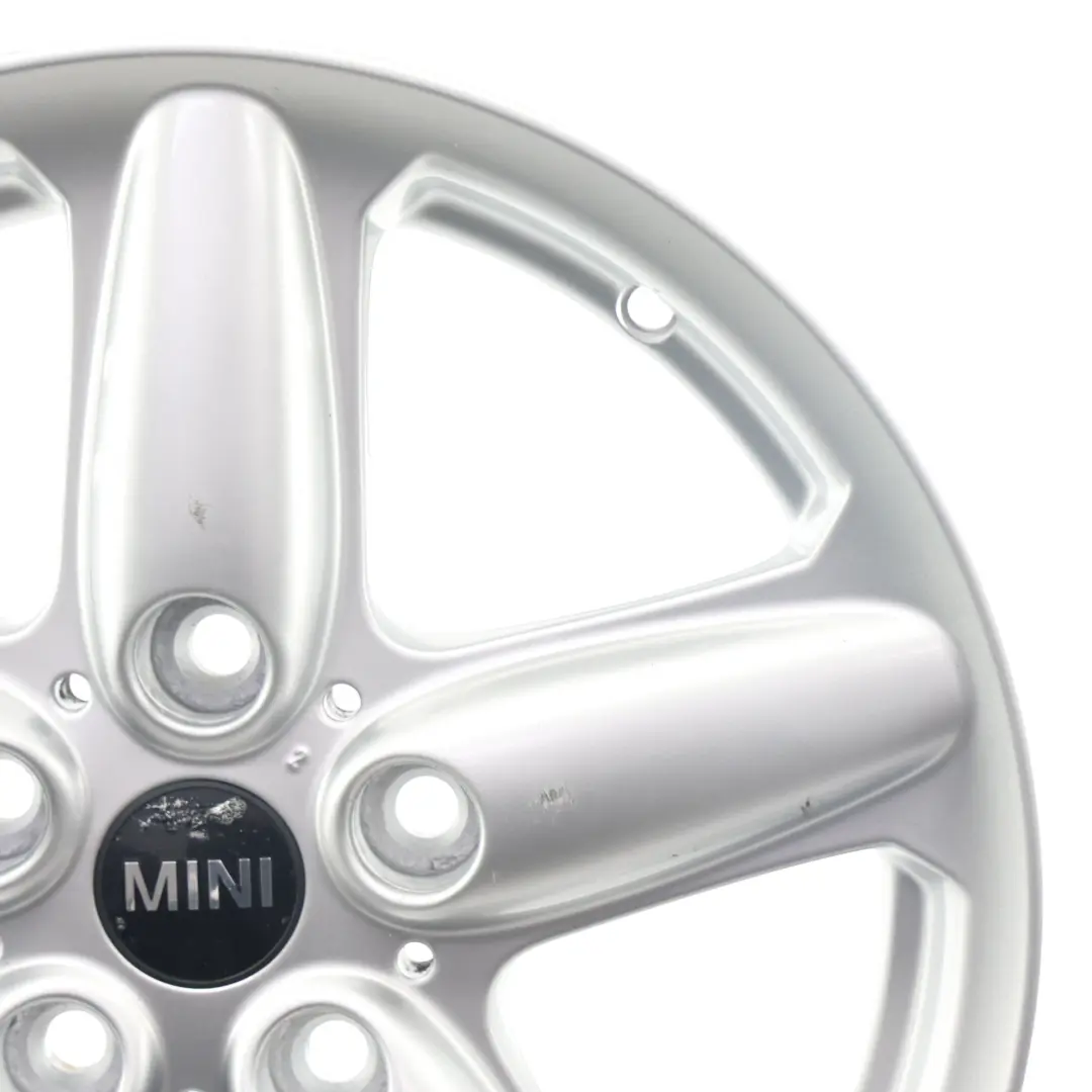 Cerchio Lega 16" 6,5J Argento 5-Star A Razze Singole 124 per Mini Cooper One R60 R61 con numero di parte 9803720 Mini Cooper One R60 R61 Cerchio Lega 16" 6,5J Argento 5-Star A Razze Singole 124 - SKU 9803720-3 - Numero di parte 9803720