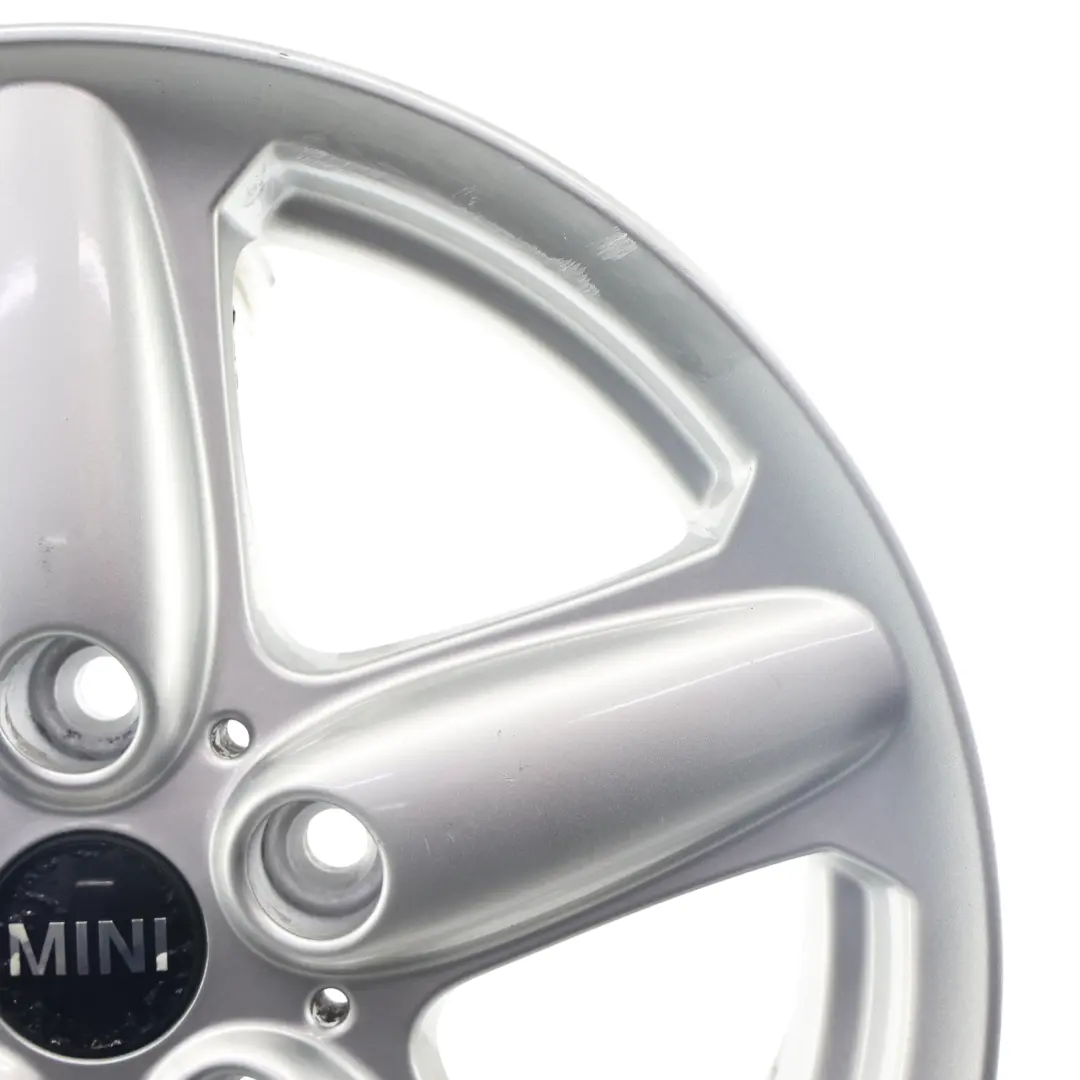 Felge 16" 6,5J Silber 5-Stern Einzel-Speiche 124 für Mini Cooper One R60 R61 mit Teilenummer 9803720 Mini Cooper One R60 R61 Felge 16" 6,5J Silber 5-Stern Einzel-Speiche 124 - SKU 9803720-3 - Teilenummer 9803720