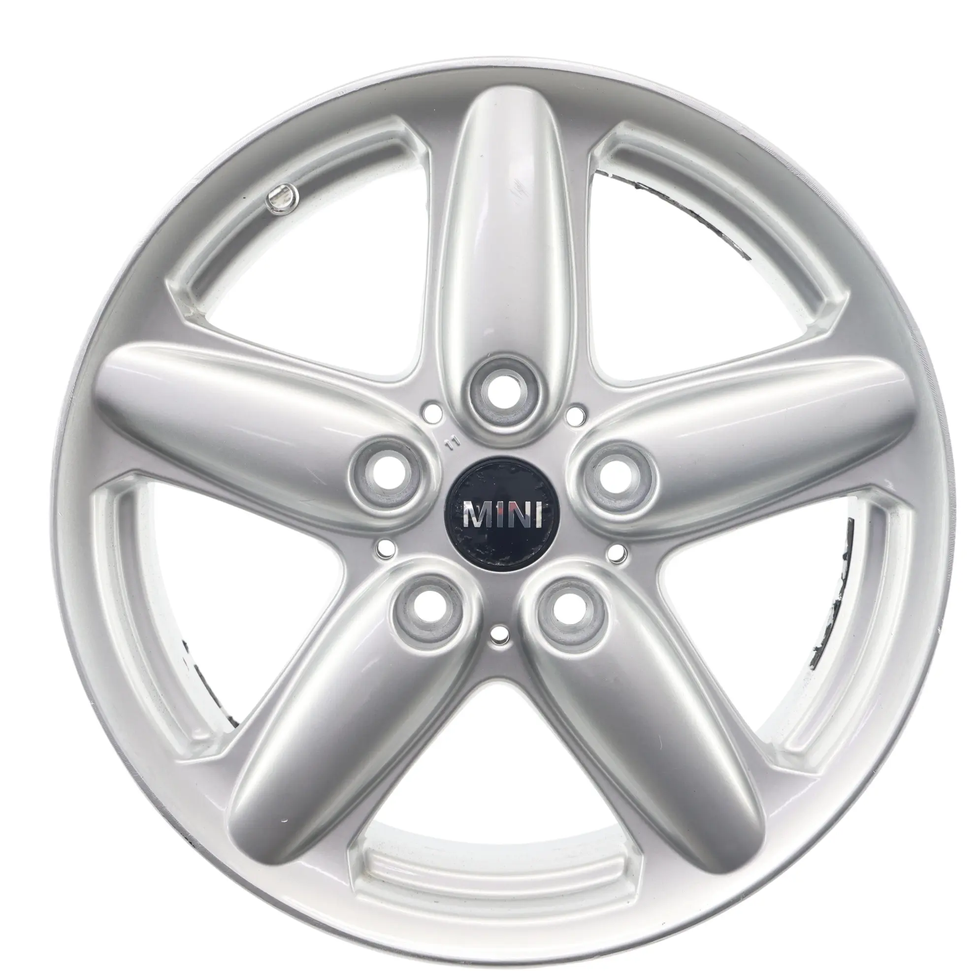Mini Cooper R60 Silver Wheel Alloy Rim 16" 6,5J ET:46 5-Star Single Spoke 124