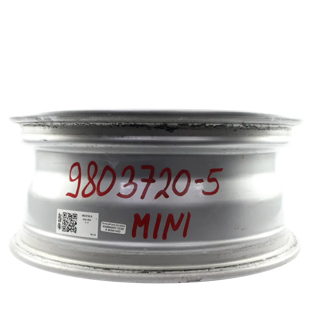 Alliage Aluminium Jante 16" 6,5J 5-Star Simple Spoke 124 pour Mini Cooper R60 R61 à propos du numéro de pièce 9803720 Mini Cooper R60 R61 Alliage Aluminium Jante 16" 6,5J 5-Star Simple Spoke 124 - SKU 9803720-5 - Numéro de pièce 9803720