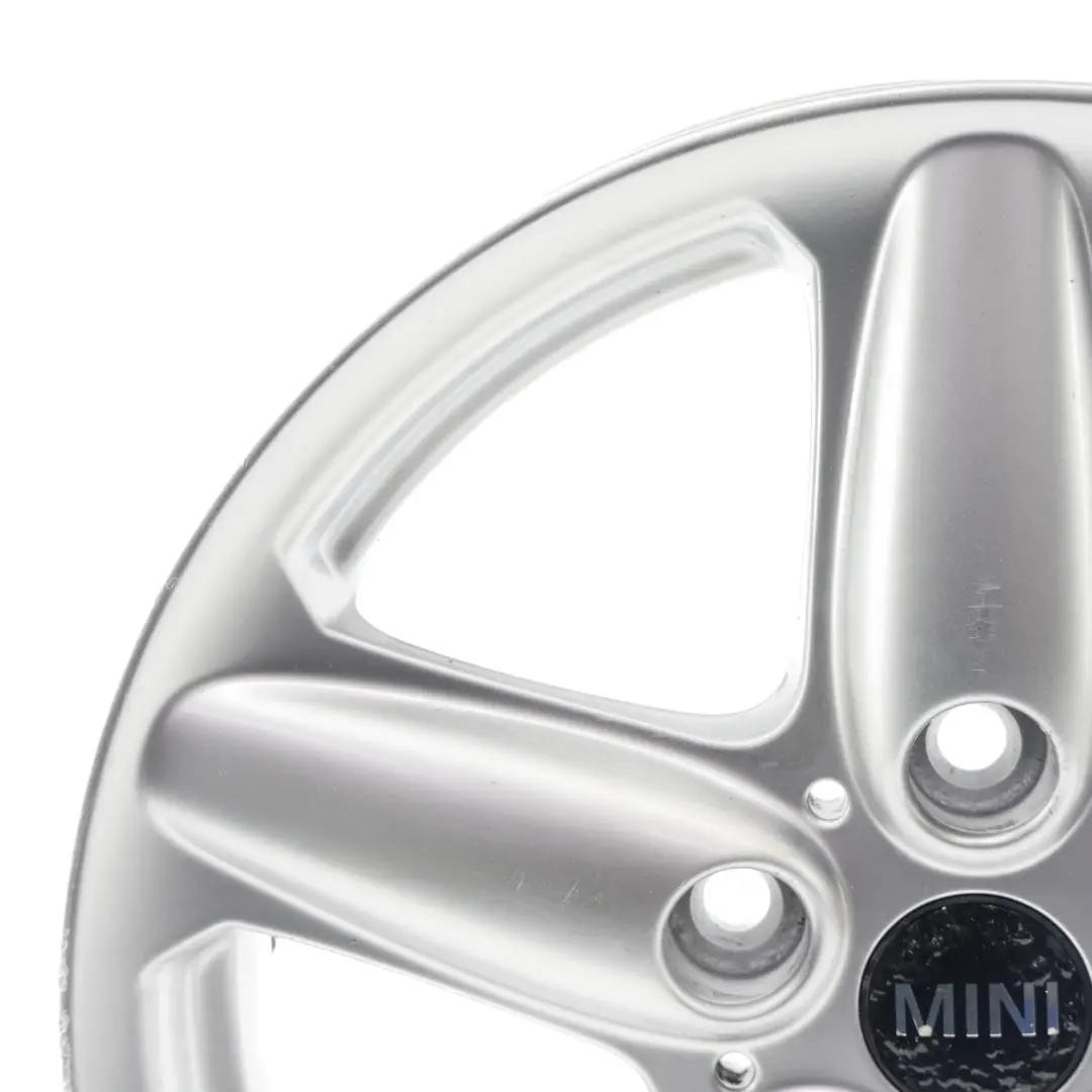 Mini Cooper R60 Silver Wheel Alloy Rim 16" ET:46 6,5J 5-Star Single Spoke 124 - SKU 9803720-5 - Part number 9803720