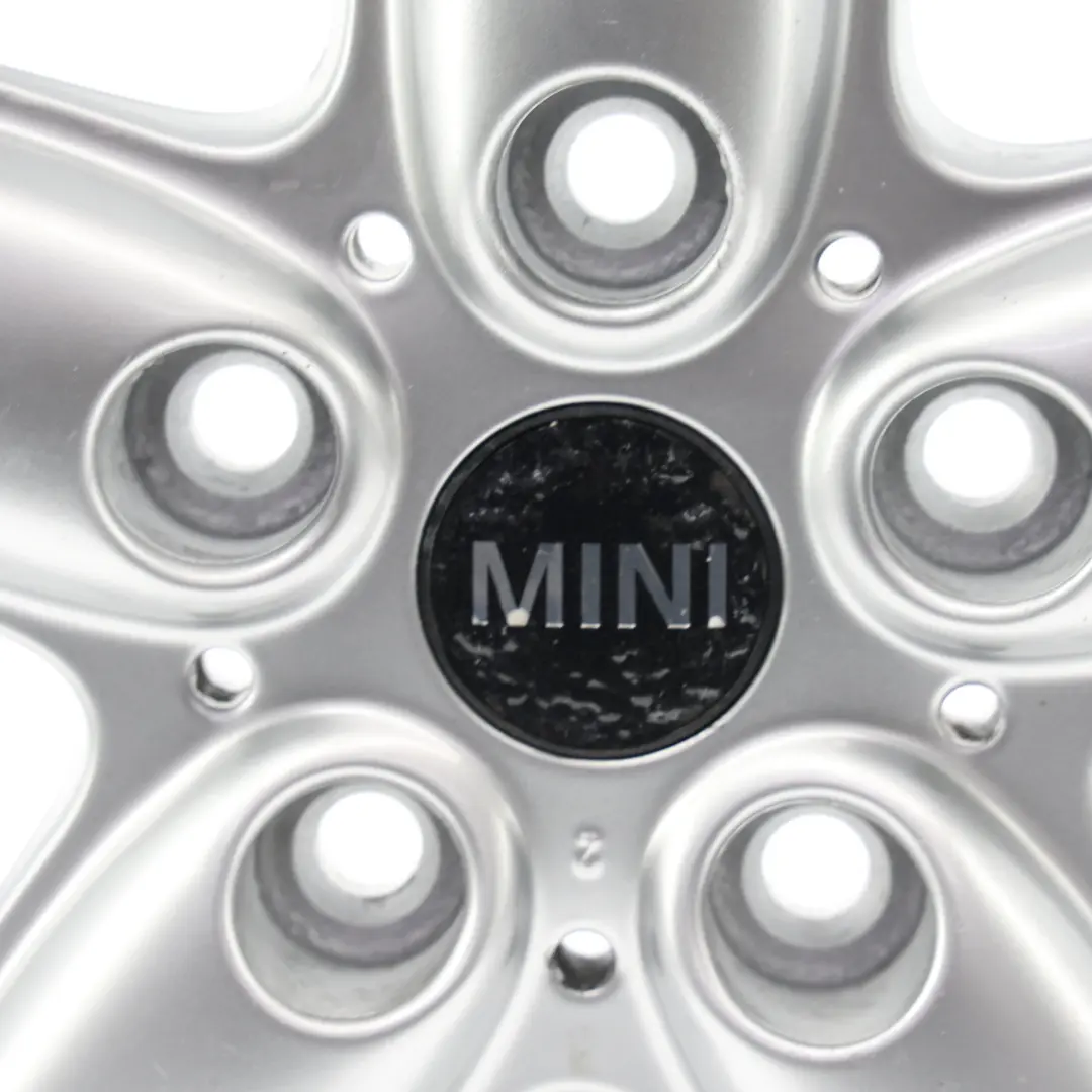 Alloy Rim 16" ET:46 6,5J 5-Star Single Spoke 124 to Mini Cooper R60 Silver Wheel with Part number 9803720 Mini Cooper R60 Silver Wheel Alloy Rim 16" ET:46 6,5J 5-Star Single Spoke 124 - SKU 9803720-5 - Part number 9803720