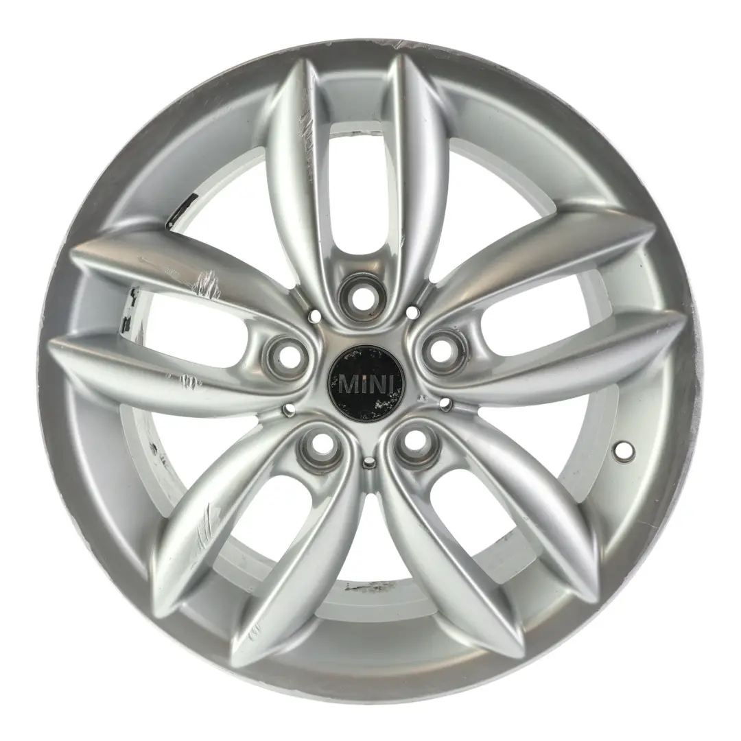 Mini R60 R61 Argento Cerchio lega 17" 7J 5-Star Doppie razze 124 ET:50 - SKU 9803723-1 - Numero di parte 9803723