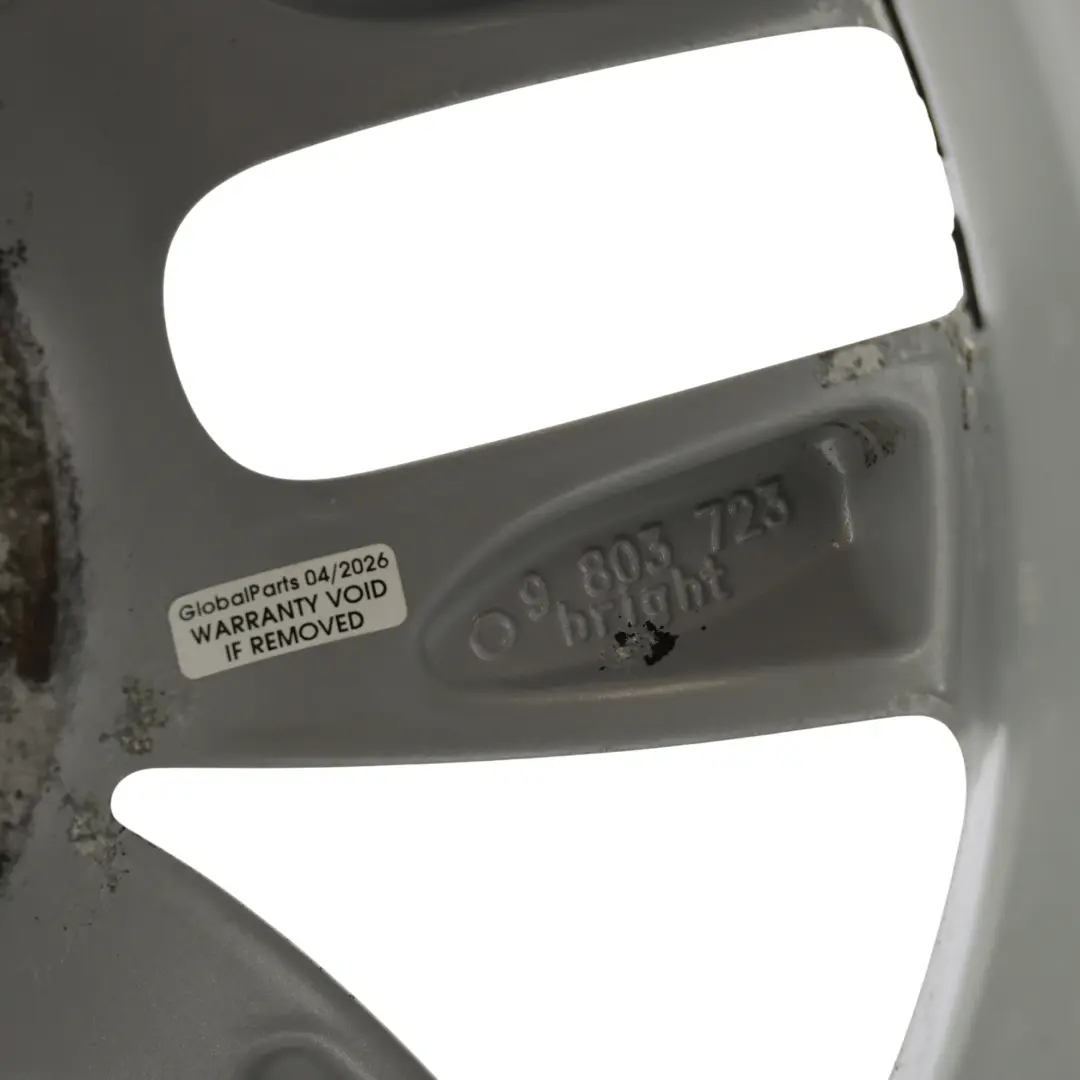 Alloy Rim 17" 7J 5-Star Double Spoke 124 ET:50 to Mini R60 R61 Silver Wheel with Part number 9803723 Mini R60 R61 Silver Wheel Alloy Rim 17" 7J 5-Star Double Spoke 124 ET:50 - SKU 9803723-1 - Part number 9803723