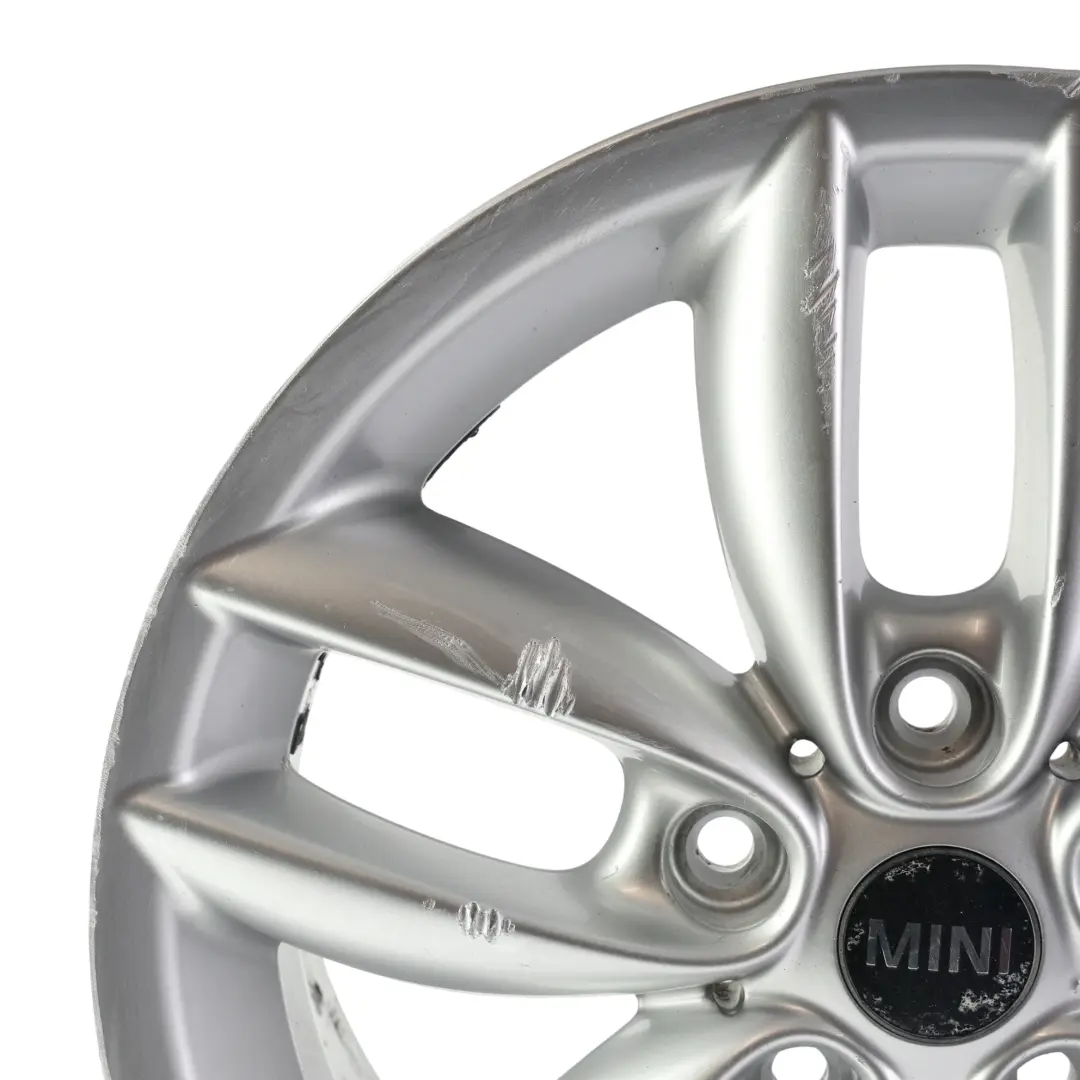 Argento Cerchio lega 17" 7J 5-Star Doppie razze 124 ET:50 per Mini R60 R61 con numero di parte 9803723 Mini R60 R61 Argento Cerchio lega 17" 7J 5-Star Doppie razze 124 ET:50 - SKU 9803723-1 - Numero di parte 9803723