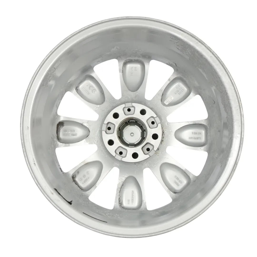 Mini Cooper R60 R61 Argento Cerchio In Lega 18" Et:52 7,5J Turbo Fan 126 - SKU 9803724-1 - Numero di parte 9803724