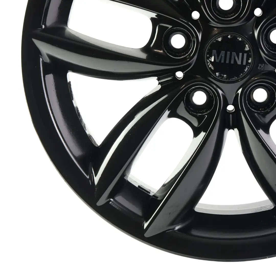 Mini Cooper R60 R61 Jante Alliage Noir 17 Pouces 7J ET:50 5 Branches Doubles 124 - SKU 9803726-5 - Numéro de pièce 9803726