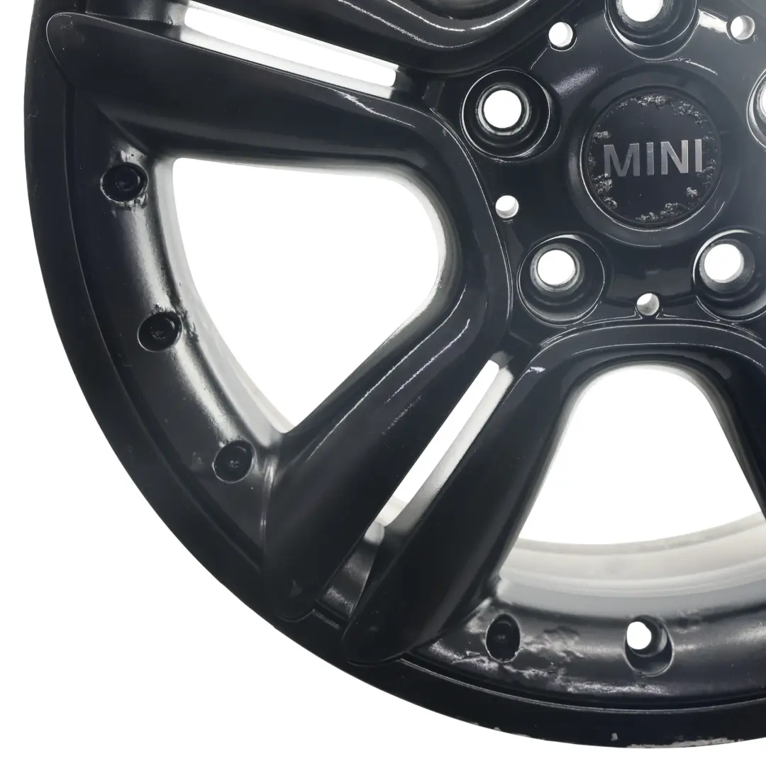 Schwarz Alufelge 18" ET:52 7,5J 5-Stern Doppelspeiche 127 für Mini Cooper R60 R61 mit Teilenummer 9803727 Mini Cooper R60 R61 Schwarz Alufelge 18" ET:52 7,5J 5-Stern Doppelspeiche 127 - SKU 9803727-2 - Teilenummer 9803727