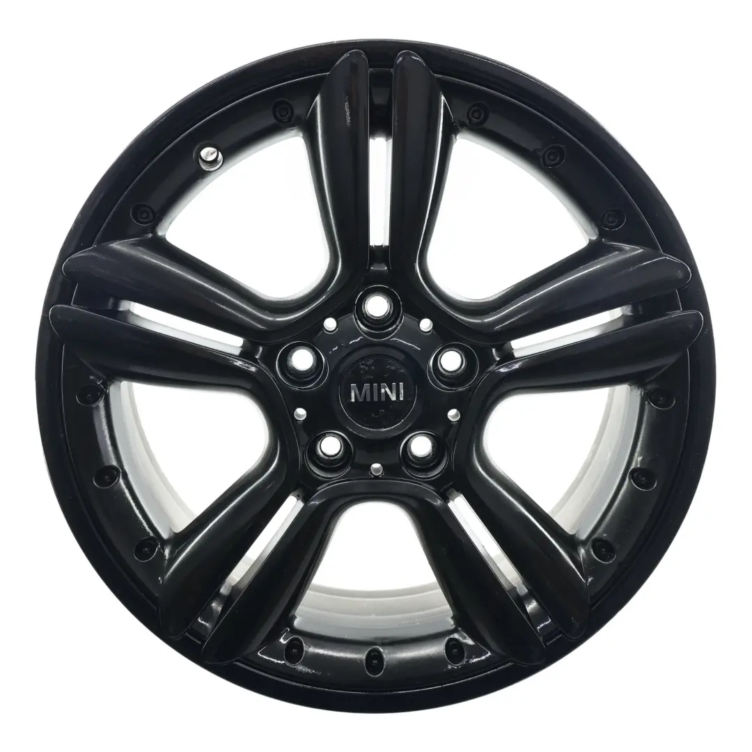 Alloy Rim 18" 7,5J ET:52 5-Star Double Spoke 127 to Mini Cooper R60 R61 Black Wheel with Part number 9803727 Mini Cooper R60 R61 Black Wheel Alloy Rim 18" 7,5J ET:52 5-Star Double Spoke 127 - SKU 9803727-3 - Part number 9803727