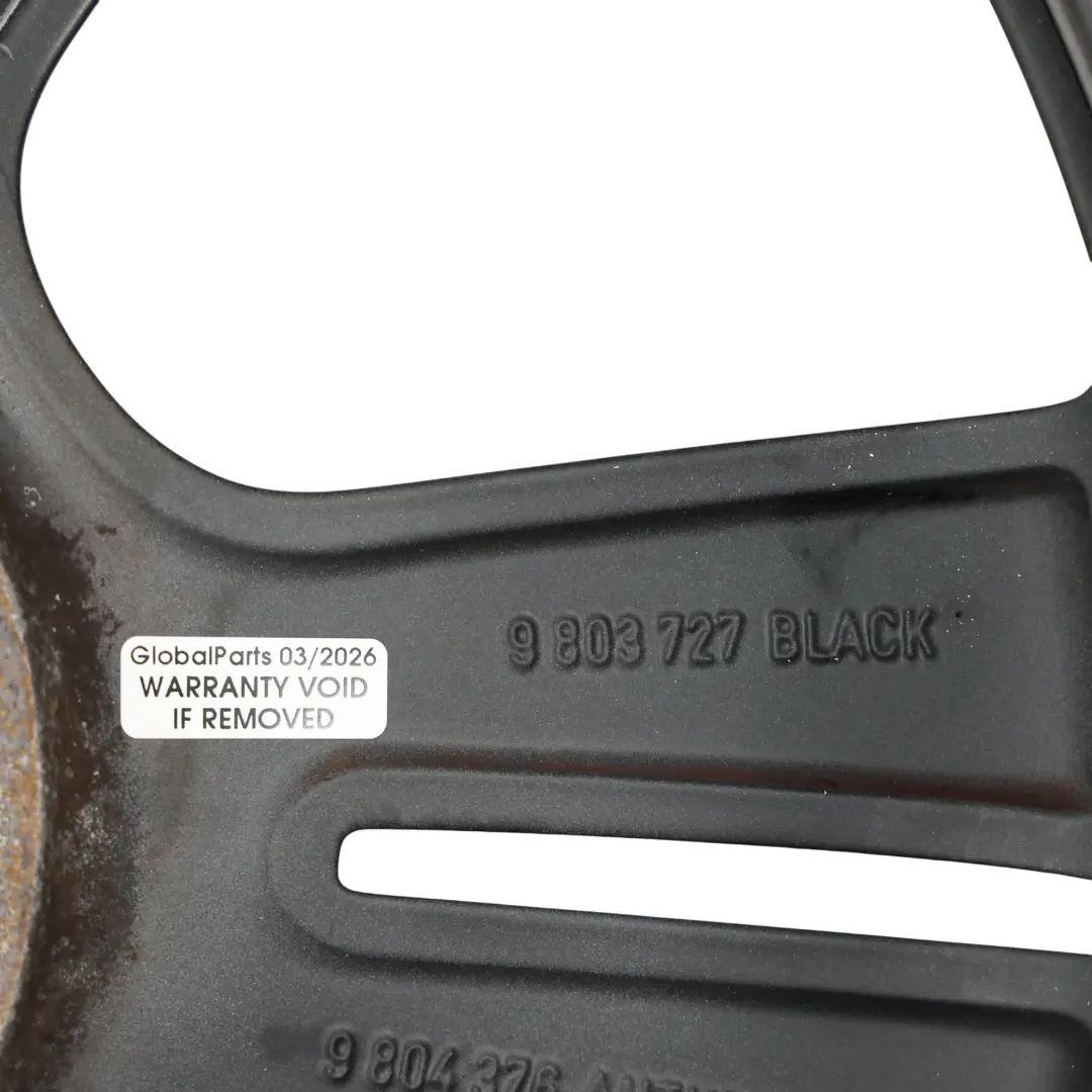 Mini Cooper R60 R61 Schwarz Alufelge 18" 7,5J ET:52 5-Stern Doppelspeiche 127 - SKU 9803727-3 - Teilenummer 9803727