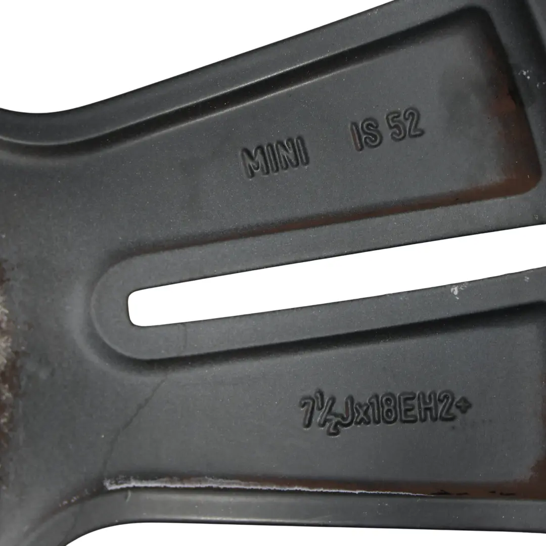 Mini Cooper R60 R61 Schwarz Alufelge 18" 7,5J ET:52 5-Stern Doppelspeiche 127 - SKU 9803727-3 - Teilenummer 9803727