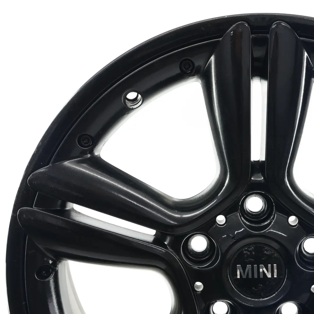 Mini Cooper R60 R61 Schwarz Alufelge 18" 7,5J ET:52 5-Stern Doppelspeiche 127 - SKU 9803727-3 - Teilenummer 9803727