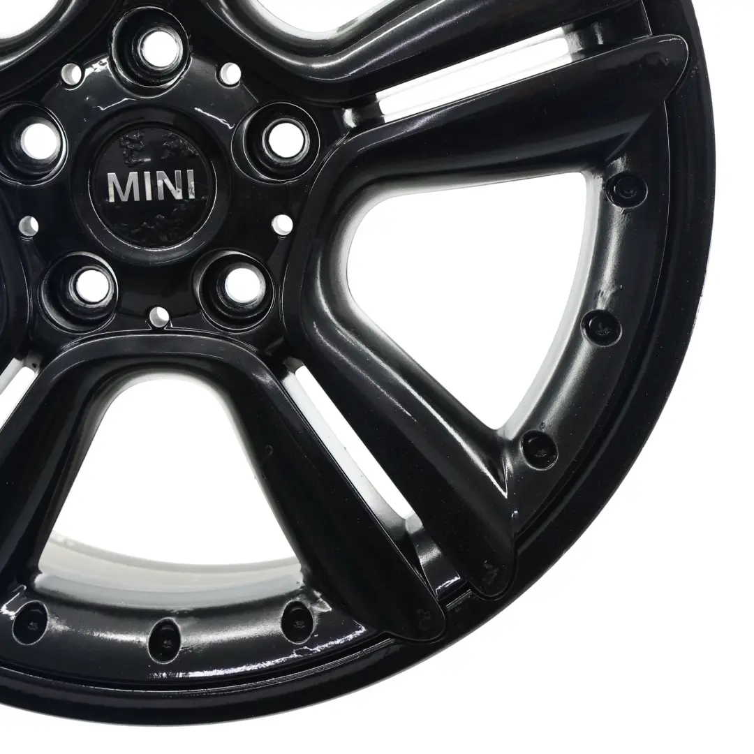 Llanta de aleación negra 18" 7,5J ET:52 5-Star Doble Radio 127 para Mini R60 R61 con número de pieza 9803727 Mini R60 R61 Llanta de aleación negra 18" 7,5J ET:52 5-Star Doble Radio 127 - SKU 9803727-3 - Número de pieza 9803727
