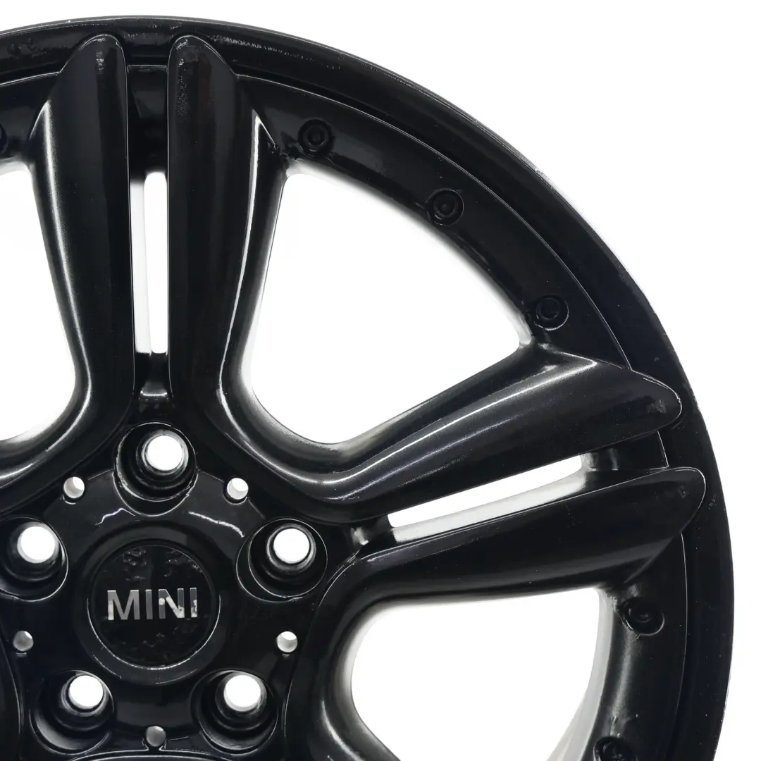 Schwarz Alufelge 18" 7,5J ET:52 5-Stern Doppelspeiche 127 für Mini Cooper R60 R61 mit Teilenummer 9803727 Mini Cooper R60 R61 Schwarz Alufelge 18" 7,5J ET:52 5-Stern Doppelspeiche 127 - SKU 9803727-3 - Teilenummer 9803727