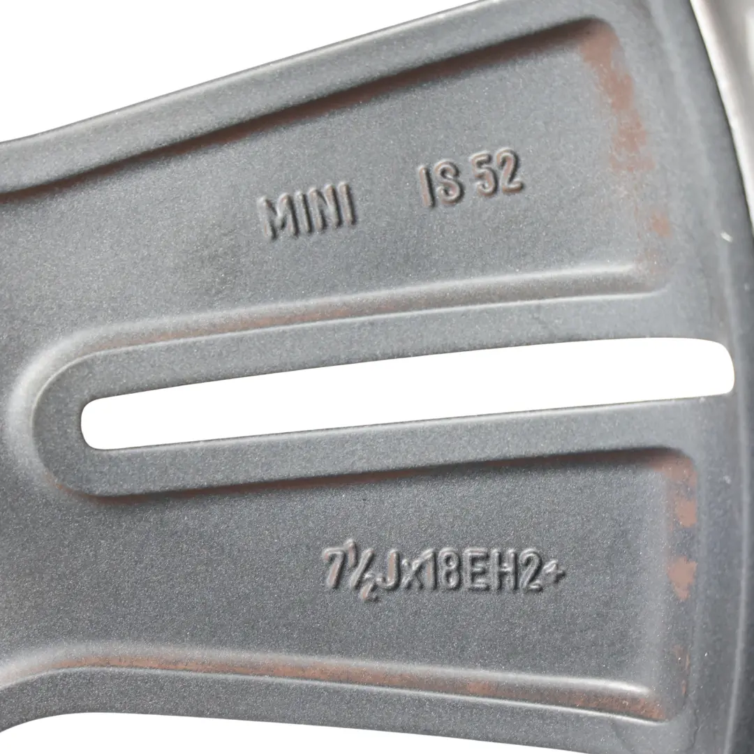 Alufelge Schwarz 18" ET:52 7,5J 5-Stern Doppelspeiche 127 für Mini Cooper R60 R61 mit Teilenummer 9803727 Mini Cooper R60 R61 Alufelge Schwarz 18" ET:52 7,5J 5-Stern Doppelspeiche 127 - SKU 9803727-4 - Teilenummer 9803727