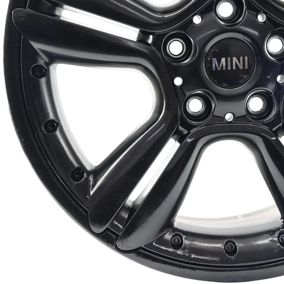 Mini Cooper R60 R61 Llanta Aleación Negra 18" ET:52 7,5J 5 Estrellas Radios 127 - SKU 9803727-4 - Número de pieza 9803727