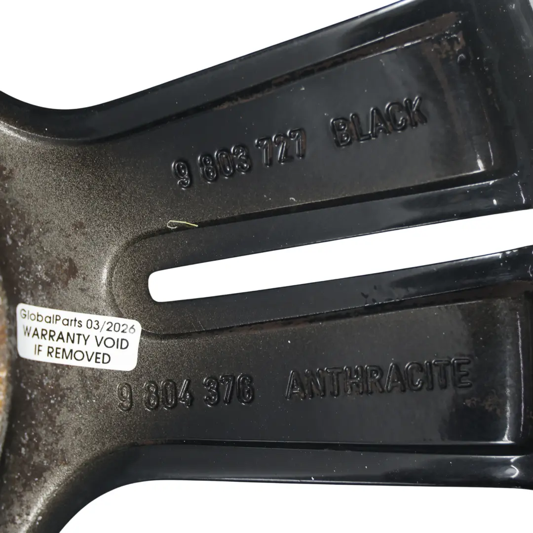 Anthracite Wheel Alloy Rim 18" 7.5J ET:52 Double Spoke 127 to Mini R60 R61 with Part number 9804376 Mini R60 R61 Anthracite Wheel Alloy Rim 18" 7.5J ET:52 Double Spoke 127 - SKU 9804376-4 - Part number 9804376