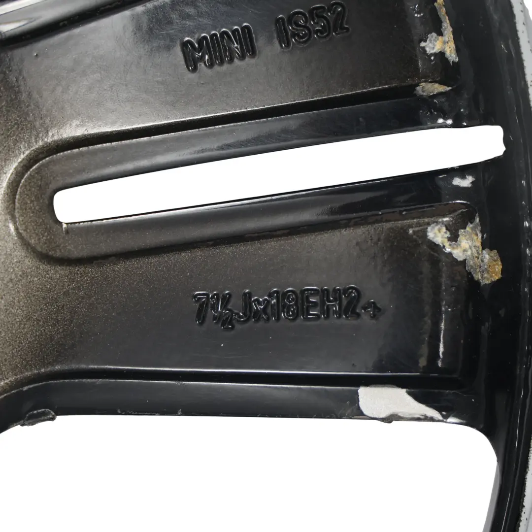 Anthracite Wheel Alloy Rim 18" 7.5J ET:52 Double Spoke 127 to Mini R60 R61 with Part number 9804376 Mini R60 R61 Anthracite Wheel Alloy Rim 18" 7.5J ET:52 Double Spoke 127 - SKU 9804376-4 - Part number 9804376