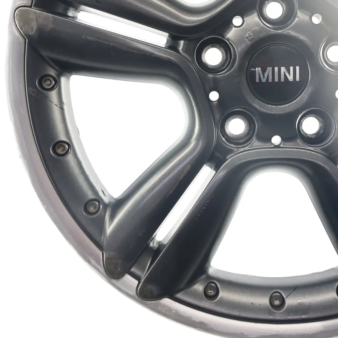 Anthracite Wheel Alloy Rim 18" 7.5J ET:52 Double Spoke 127 to Mini R60 R61 with Part number 9804376 Mini R60 R61 Anthracite Wheel Alloy Rim 18" 7.5J ET:52 Double Spoke 127 - SKU 9804376-4 - Part number 9804376