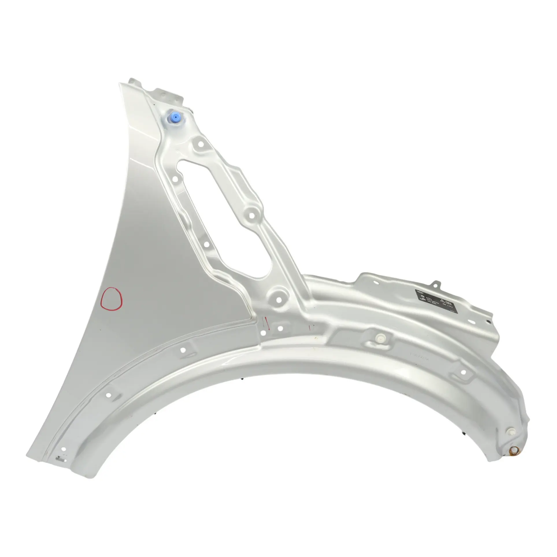 Mini R60 R61 Panneau latéral Aile avant droite Crystal Silver Metallic - B12
