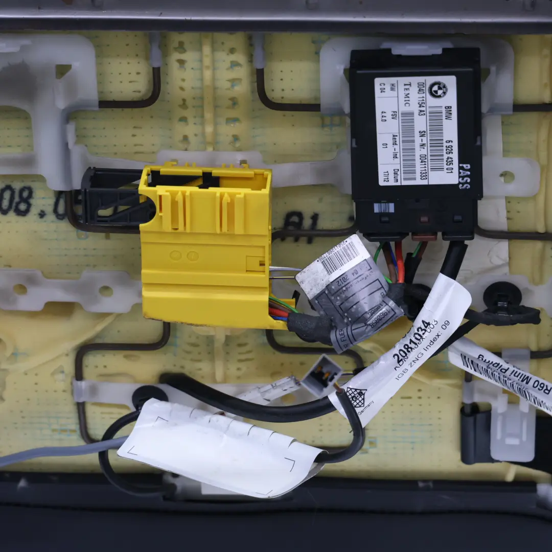 Mini R60 Countryman Riscaldato Sport Pelle Nera Lounge Sedile anteriore destro - SKU 9806616-1 - Numero di parte 9806616