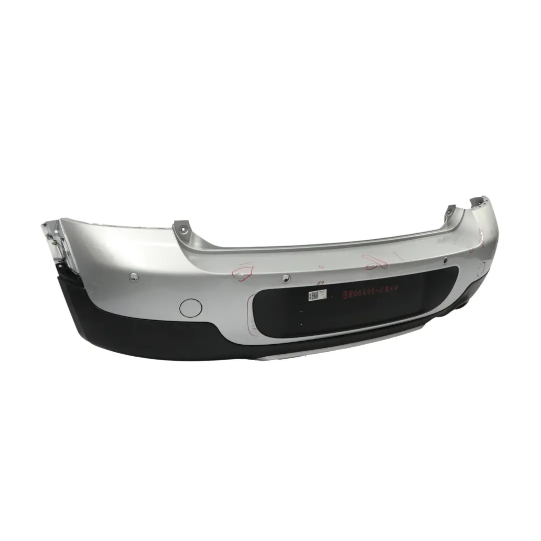 Bumper Trim Panel Cover PDC Crystal Silver Metallic B12 to Mini Countryman R60 Rear with Part number 9806645 Mini Countryman R60 Rear Bumper Trim Panel Cover PDC Crystal Silver Metallic B12 - SKU 9806645-CRS1 - Part number 9806645
