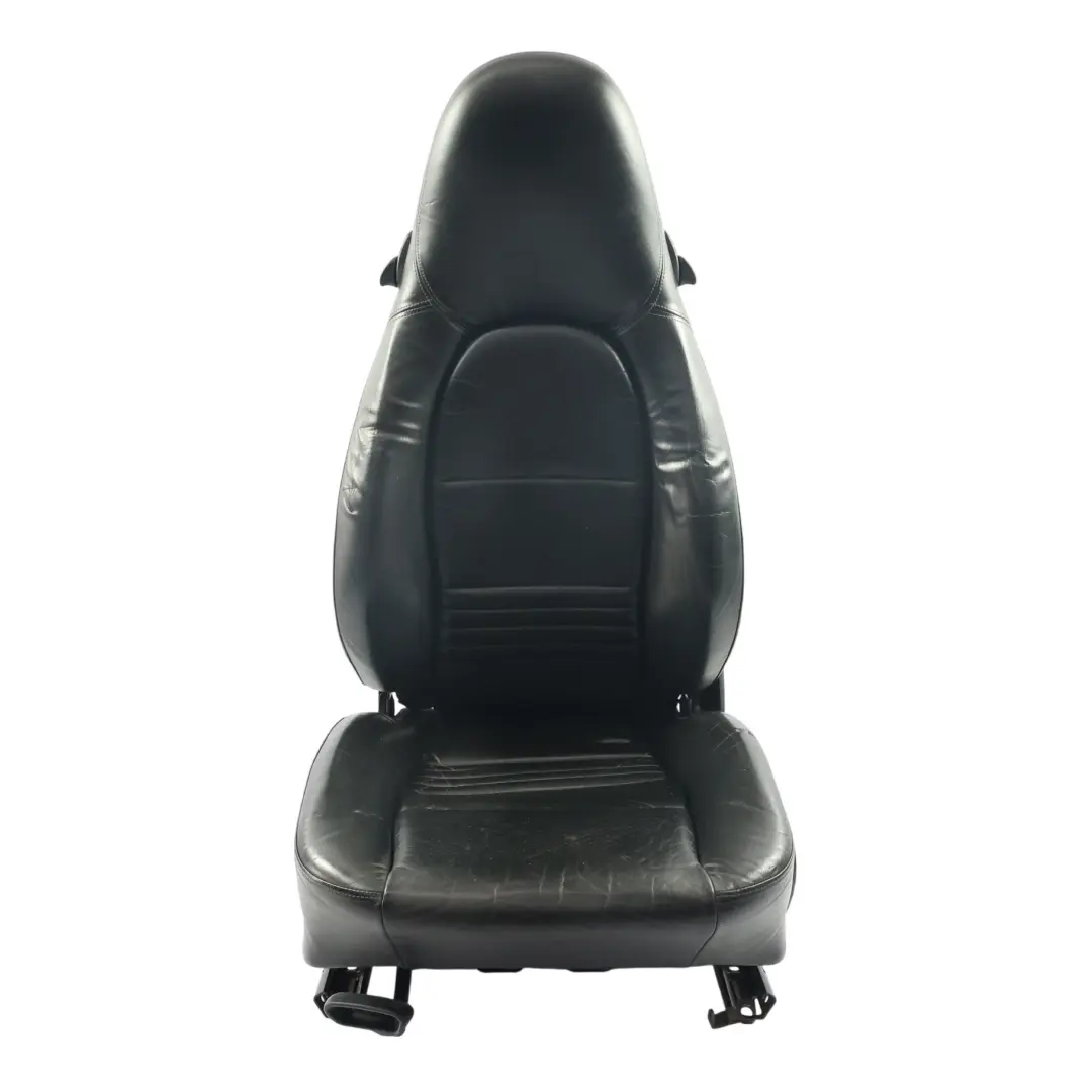 Fotel Sportowy Czarna Skóra Lewy Przód do Porsche 911 Carrera 996 o numerze 99652199302 Porsche 911 Carrera 996 Fotel Sportowy Czarna Skóra Lewy Przód - SKU 99652199302-3 - Numer Części 99652199302