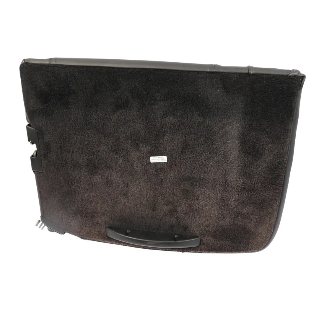 Porsche Carrera 996 Rear Seat Backrest Right O/S Leatherette Black - SKU 99652201210 - Part number 99652201210